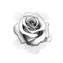 Rose name tattoo design idea