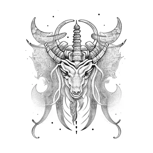 astrology zodiac Capricorn Aries cancer tattoo design idea