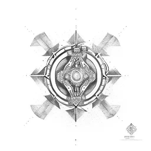 Stoic Mindset Symbol tattoo design idea