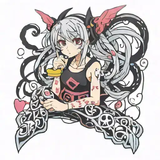 licorice tattoo design idea