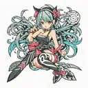 licorice tattoo design idea