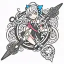 licorice tattoo design idea