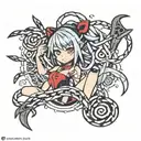 licorice tattoo design idea