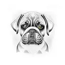 cane corso  tattoo design idea