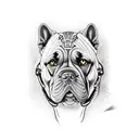 cane corso  tattoo design idea