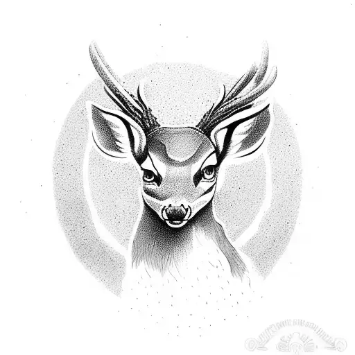 little deer from Ireland  tattoo design idea
