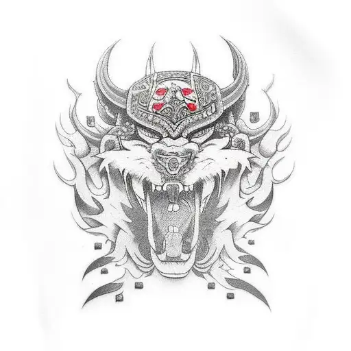 berserker tattoo design idea