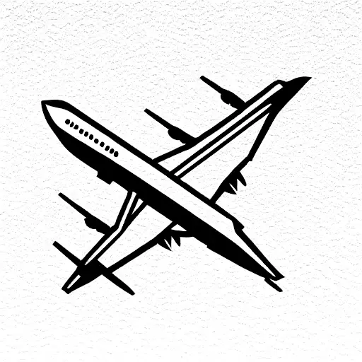 747 airplane seat tattoo design idea