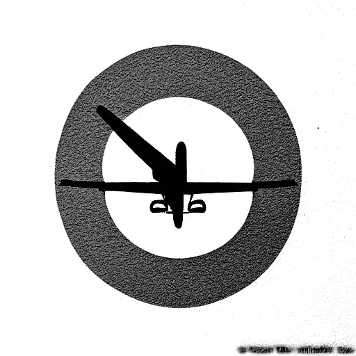 window seat of airplane tattoo design idea