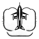 747 airplane seat tattoo design idea