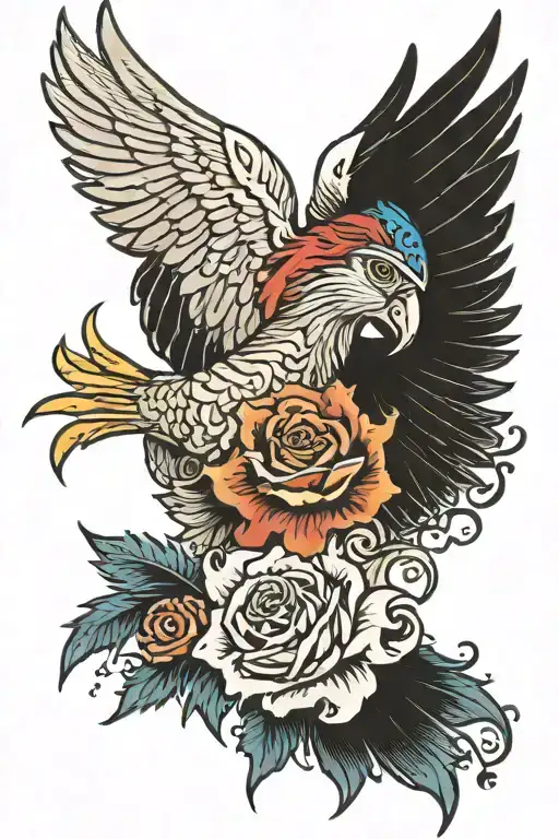 freedom with a trauma caused by mother tattoo design idea