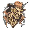 freddy Krueger tattoo design idea