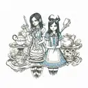 alice madness returns tattoo design idea