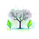 olive tree tattoo design idea