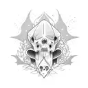 cartoon serial killer  tattoo design idea