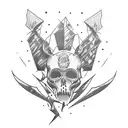 cartoon serial killer  tattoo design idea