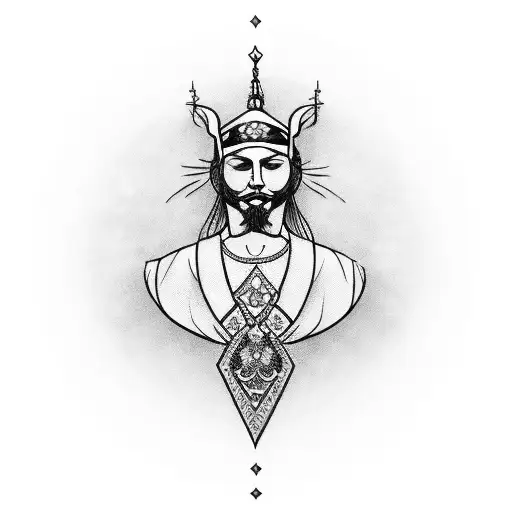 Ukraine in peaceful sleep at 5 in the morning tattoo design idea