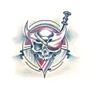 scythe  tattoo design idea