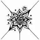 psychedelic tattoo design idea