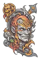 AAA games realms tattoo design idea