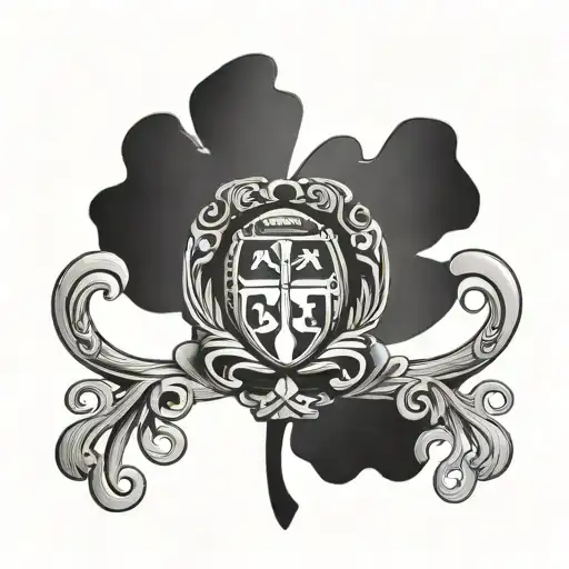 a symbol that represents ireland and family  tattoo design idea
