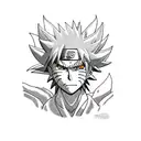 naruto kurama mode all body tattoo design idea
