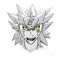 naruto kurama mode all body tattoo design idea