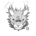 naruto kurama mode all body tattoo design idea