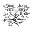 willow branch,  tattoo design idea