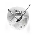 excavator on mars tattoo design idea