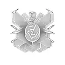 icon based on letters ALBA  tattoo design idea