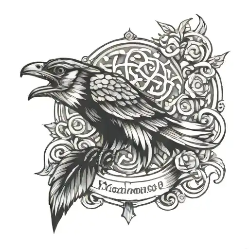 Wisdom and knowledge ancient renaissance tattoo design idea