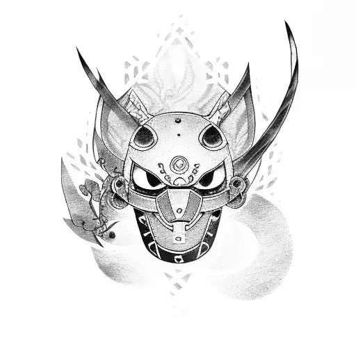 anime cool anbu tattoo design idea