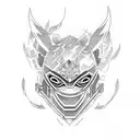 anime cool anbu tattoo design idea