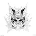 anime cool anbu tattoo design idea