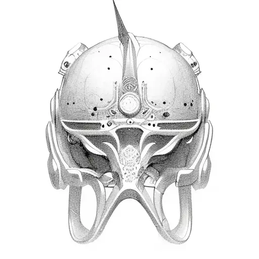 serafín medieval tattoo design idea