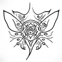 serafín medieval tattoo design idea