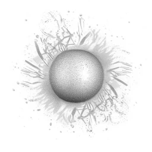 fried egg whisk cherry tattoo design idea