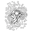 sea creatures tattoo design idea