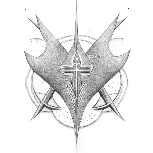 Ankh Symbol tattoo design idea