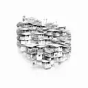 A favela landscape with vibrant colors tattoo design idea