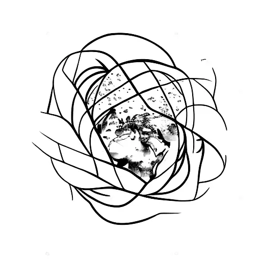 mother earth tattoo design idea