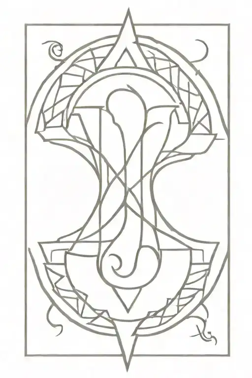 ancient turk symbol tattoo design idea