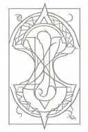 ancient turk symbol tattoo design idea