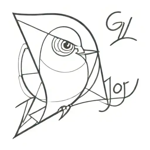 "hihi" phrase ' IGY6' tattoo design idea