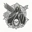 Destiny 2 ghost tattoo design idea