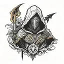 Destiny 2 ghost tattoo design idea