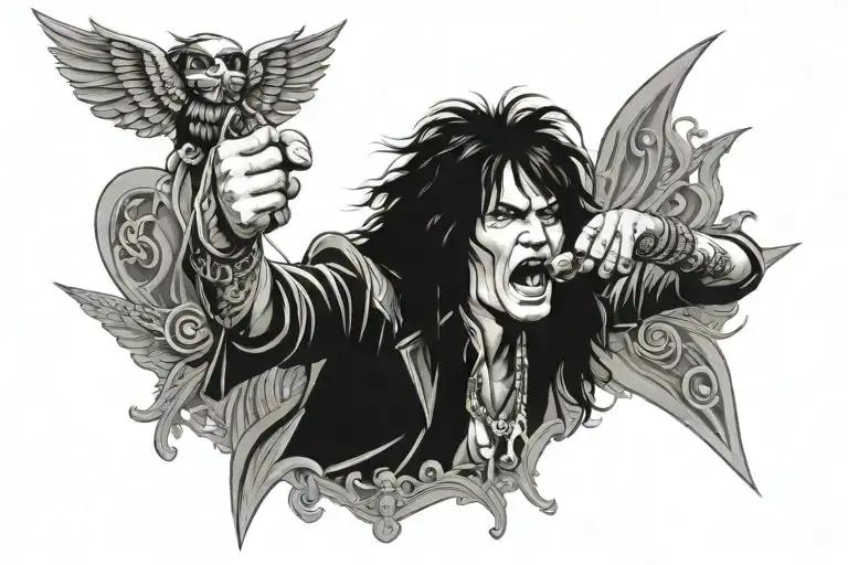 Aerosmith tattoo tattoo design idea