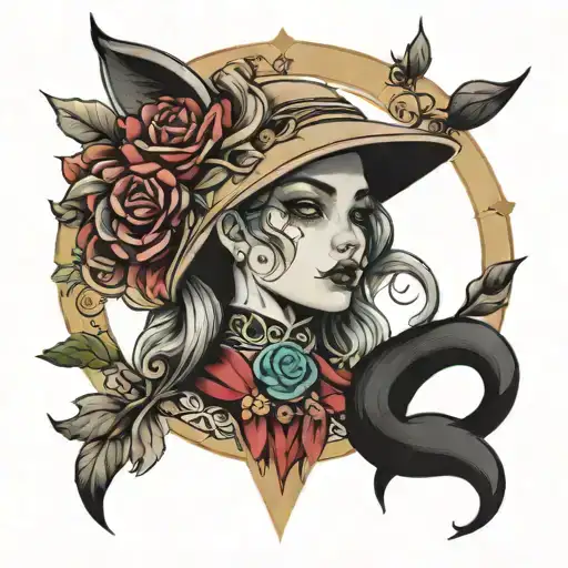 Loona Helluva Boss tattoo design idea