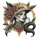 Loona Helluva Boss tattoo design idea